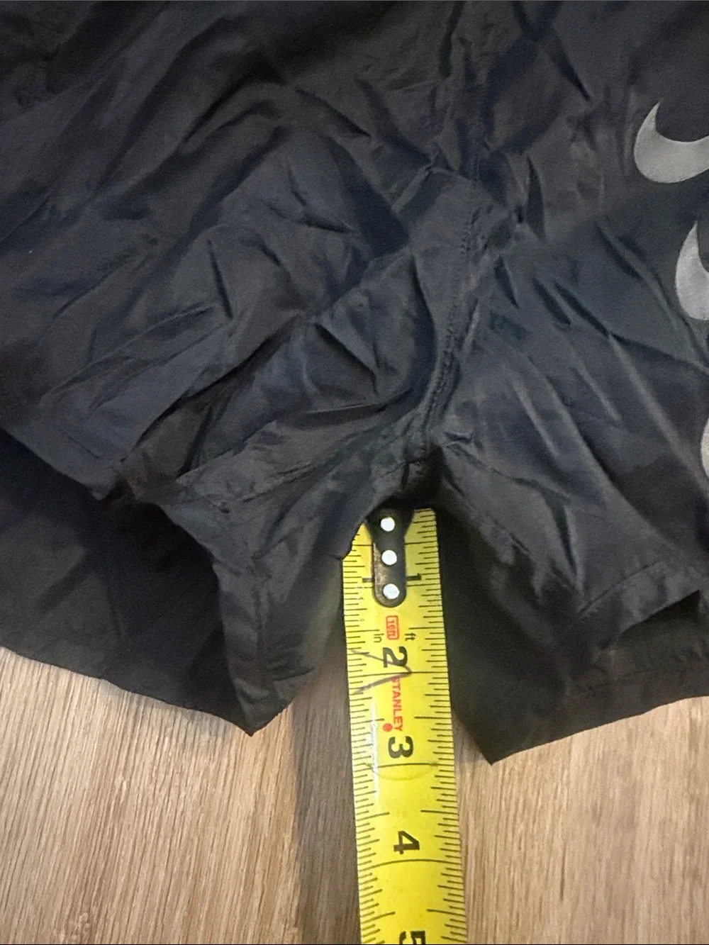 Nike Black Women's Running Shorts with Triple Reflective Swooshes